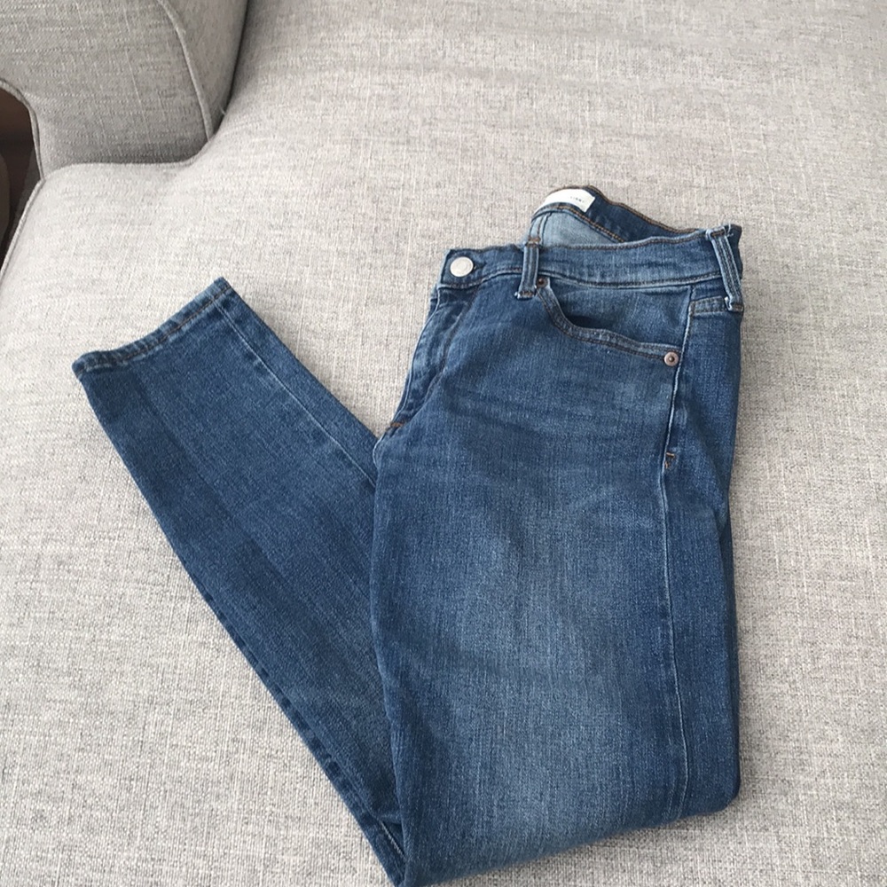 GAP 28 True Skinny Stretch Selvedge Denim Jeans